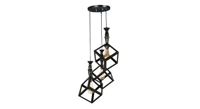 Emeri Black Iron Hanging Lights (Black) by Urban Ladder - Front View Design 1 - 798172