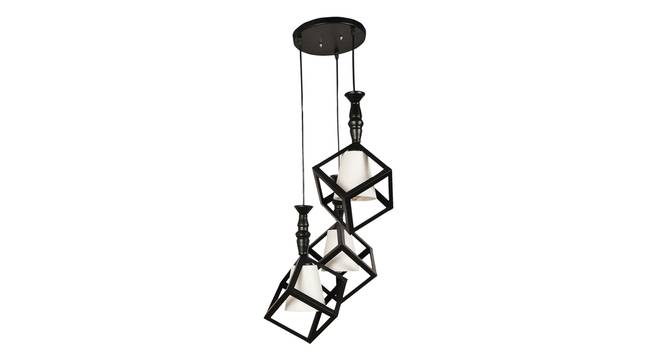Wiley Black Iron Hanging Lights (Black) by Urban Ladder - Front View Design 1 - 798174