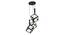 Wiley Black Iron Hanging Lights (Black) by Urban Ladder - Front View Design 1 - 798174