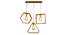 Brinlee Brown Wood Hanging Lights (Brown) by Urban Ladder - Design 1 Side View - 798176