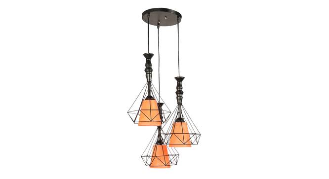 Mazie Black Iron Hanging Lights (Black) by Urban Ladder - Front View Design 1 - 798178