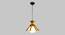 Tirzah Brown Wood Hanging Lights (Brown) by Urban Ladder - Design 1 Side View - 798179