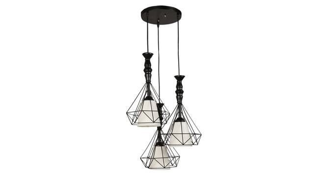 Ridley Black Iron Hanging Lights (Black) by Urban Ladder - Front View Design 1 - 798180