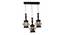 Jaida Black Iron Hanging Lights (Black) by Urban Ladder - Front View Design 1 - 798183