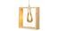 Ashten Brown Wood Hanging Lights (Brown) by Urban Ladder - Design 1 Side View - 798184