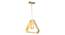 Ashtin Brown Wood Hanging Lights (Brown) by Urban Ladder - Design 1 Side View - 798187