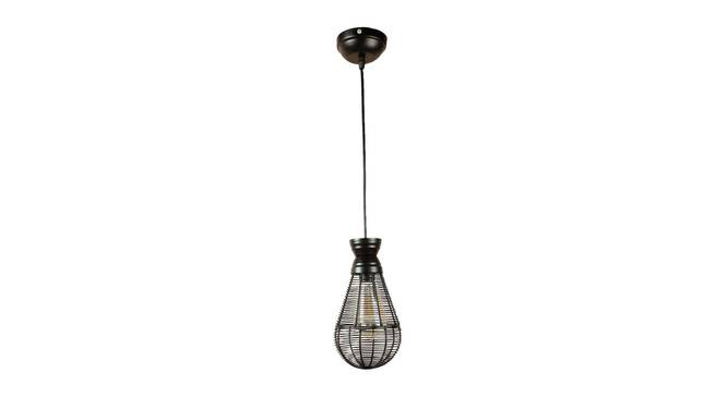 Steve Black Iron Hanging Lights (Black) by Urban Ladder - Front View Design 1 - 798190