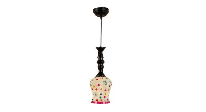 Oskar Black Iron Hanging Lights (Black) by Urban Ladder - Front View Design 1 - 798194