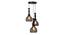 Marc Black Iron Hanging Lights (Black) by Urban Ladder - Design 1 Side View - 798201