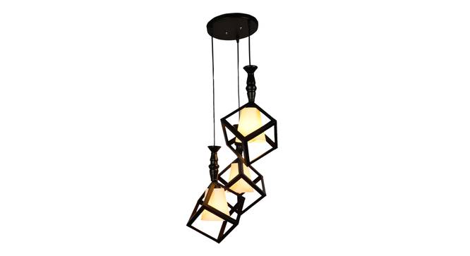 Wiley Black Iron Hanging Lights (Black) by Urban Ladder - Design 1 Side View - 798206