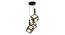 Wiley Black Iron Hanging Lights (Black) by Urban Ladder - Design 1 Side View - 798206
