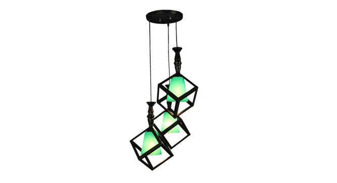 Cassie Black Iron Hanging Lights (Black) by Urban Ladder - Design 1 Side View - 798207