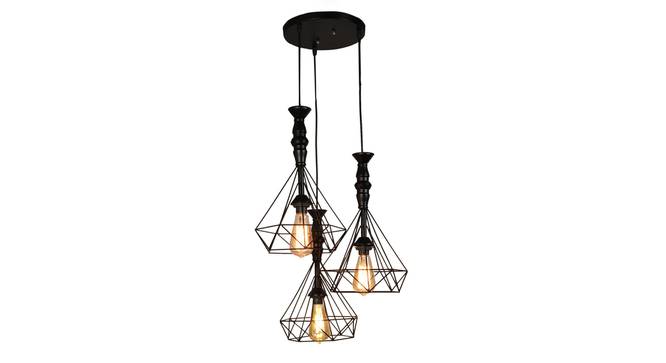 Ralph Black Iron Hanging Lights (Black) by Urban Ladder - Design 1 Side View - 798210