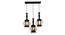 Beverly Black Iron Hanging Lights (Black) by Urban Ladder - Design 1 Side View - 798225
