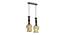 Farah Black Iron Hanging Lights (Black) by Urban Ladder - Design 1 Side View - 798228