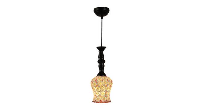 Brent Black Iron Hanging Lights (Black) by Urban Ladder - Design 1 Side View - 798232
