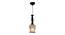 Aven Black Iron Hanging Lights (Black) by Urban Ladder - Design 1 Side View - 798234