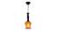 Maizie Black Iron Hanging Lights (Black) by Urban Ladder - Design 1 Side View - 798235