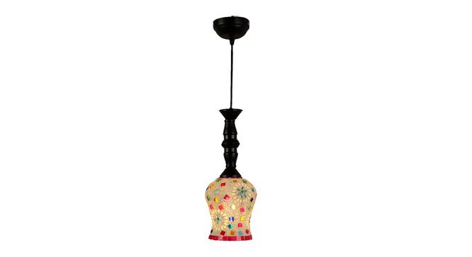 Oskar Black Iron Hanging Lights (Black) by Urban Ladder - Design 1 Side View - 798238