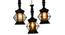 Jaida Black Iron Hanging Lights (Black) by Urban Ladder - Ground View Design 1 - 798263