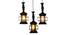 Benton Black Iron Hanging Lights (Black) by Urban Ladder - Ground View Design 1 - 798265