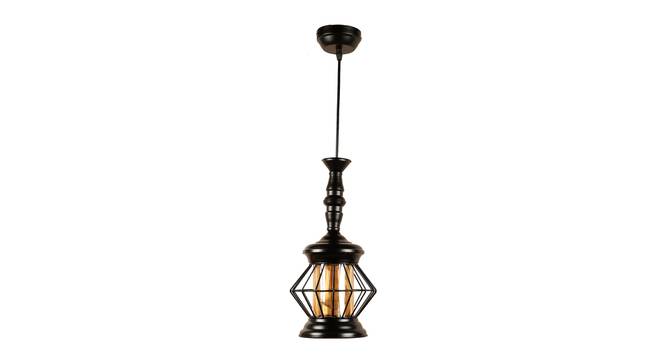 Laurentine Black Iron Hanging Lights (Black) by Urban Ladder - Front View Design 1 - 798269