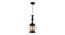 Fiorella Black Iron Hanging Lights (Black) by Urban Ladder - Front View Design 1 - 798271