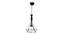 Ianthia Black Iron Hanging Lights (Black) by Urban Ladder - Front View Design 1 - 798274