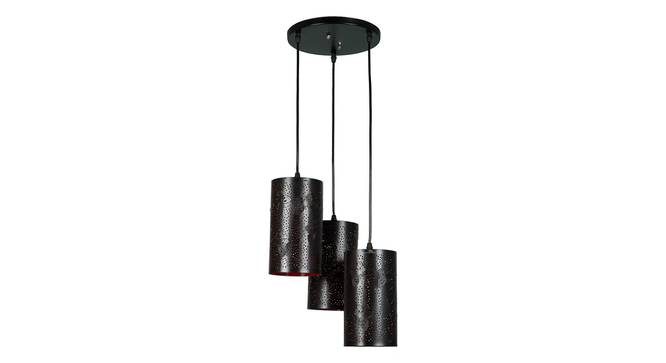 Eliot Black Iron Hanging Lights (Black) by Urban Ladder - Front View Design 1 - 798286