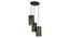 Emily Black Iron Hanging Lights (Black) by Urban Ladder - Front View Design 1 - 798289