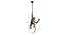 Reno Black Polycarbonate Hanging Light (Black) by Urban Ladder - Design 1 Dimension - 798290