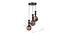 Thayer Black Iron Hanging Light (Black) by Urban Ladder - Design 1 Dimension - 798292