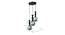 Shep Black Iron Hanging Light (Black) by Urban Ladder - Design 1 Dimension - 798294