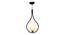 Olida Black Iron Hanging Lights (Black) by Urban Ladder - Design 1 Side View - 798295