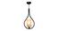 Olva Black Iron Hanging Lights (Black) by Urban Ladder - Design 1 Side View - 798297