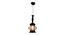 Laurentine Black Iron Hanging Lights (Black) by Urban Ladder - Design 1 Side View - 798303