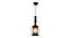 Fiorella Black Iron Hanging Lights (Black) by Urban Ladder - Design 1 Side View - 798304