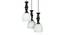 Edwidge Black Iron Hanging Lights (Black) by Urban Ladder - Design 1 Side View - 798312