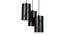 Eliot Black Iron Hanging Lights (Black) by Urban Ladder - Design 1 Side View - 798313