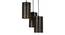 Flannery Black Iron Hanging Lights (Black) by Urban Ladder - Design 1 Side View - 798361
