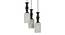 Judy Black Iron Hanging Lights (Black) by Urban Ladder - Design 1 Side View - 798368