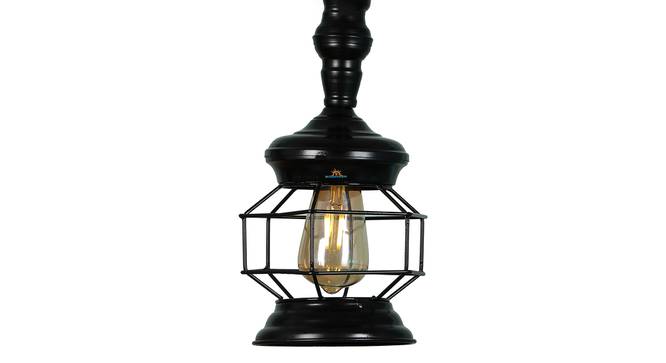 Mary Black Iron Hanging Lights (Black) by Urban Ladder - Design 1 Side View - 798371