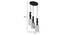 Judy Black Iron Hanging Lights (Black) by Urban Ladder - Design 1 Dimension - 798382