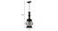 Marianne Black Iron Hanging Lights (Black) by Urban Ladder - Design 1 Dimension - 798384