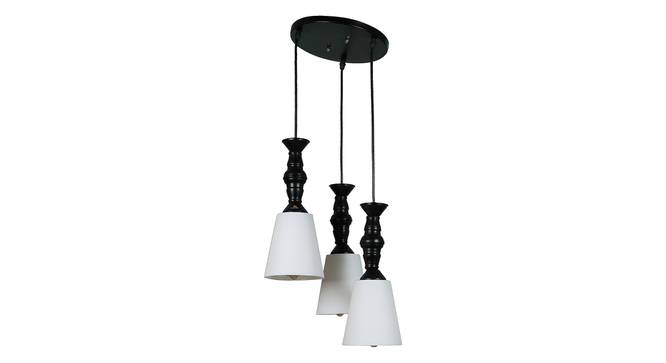 Nikki Black Iron Hanging Lights (Black) by Urban Ladder - Front View Design 1 - 798401