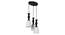 Nikki Black Iron Hanging Lights (Black) by Urban Ladder - Front View Design 1 - 798401
