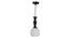 Susan Black Iron Hanging Lights (Black) by Urban Ladder - Front View Design 1 - 798403