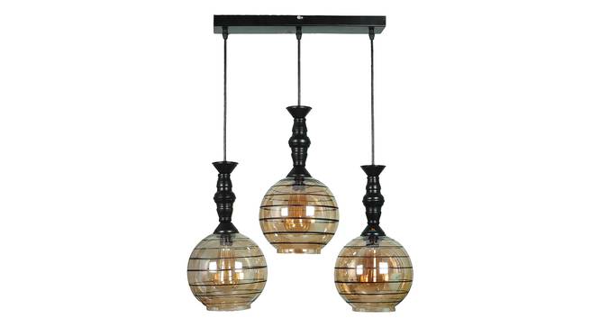 Taylor Black Iron Hanging Lights (Black) by Urban Ladder - Front View Design 1 - 798405