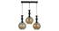 Taylor Black Iron Hanging Lights (Black) by Urban Ladder - Front View Design 1 - 798405