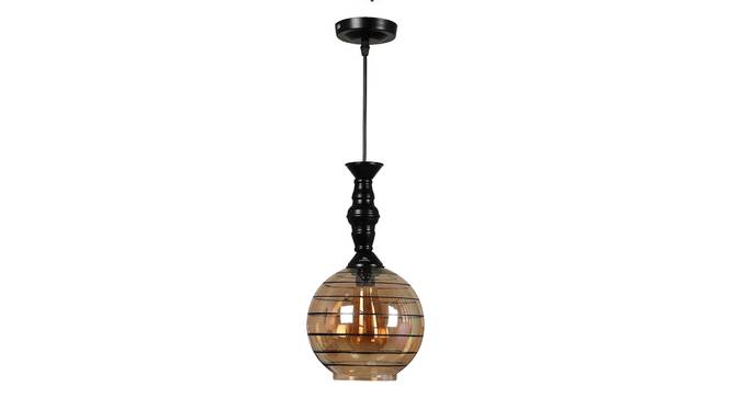 Vendela Black Iron Hanging Lights (Black) by Urban Ladder - Front View Design 1 - 798406